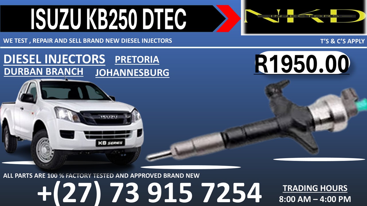 Injectors Kb250 Dtec Isuzu - Private Seller Injectors Kb250 Dtec Isuzu - Private Seller