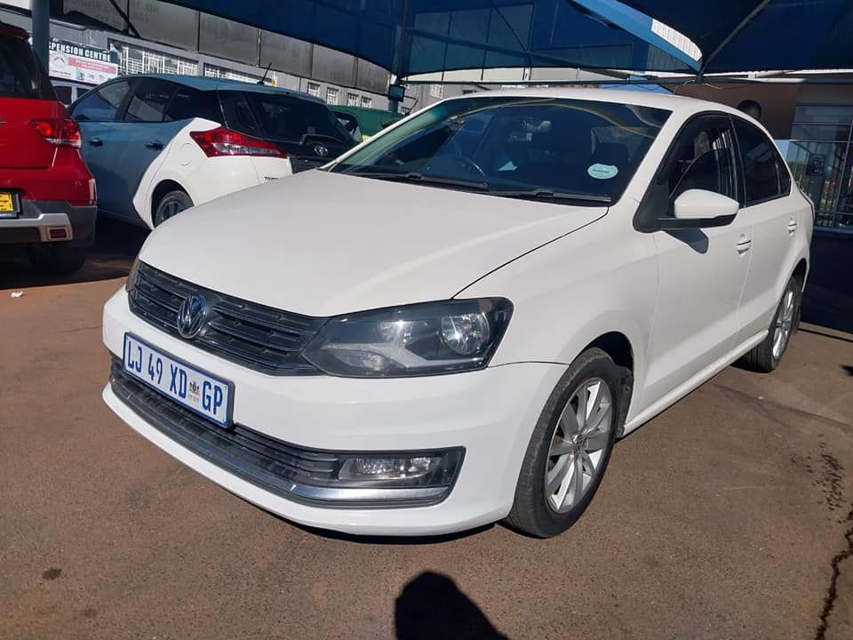 2019 VOLKSWAGEN POLO 6 SEDAN 1.6 71 000KM MANUEL PETROL WHITE COLOR