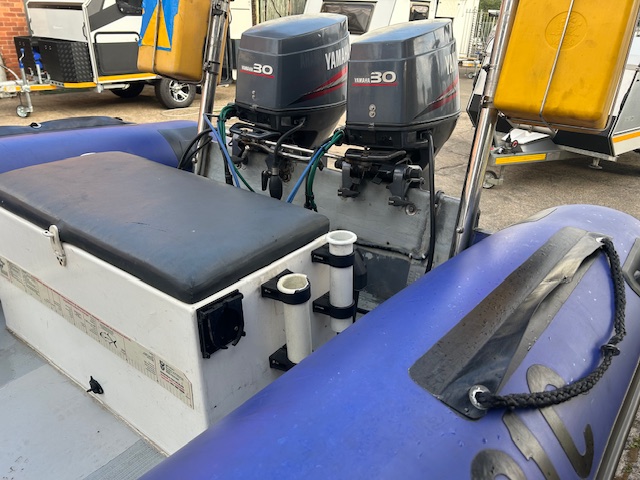 Stingray 4.5 Rubber Duck with 2 x Yamaha 30hp Motors