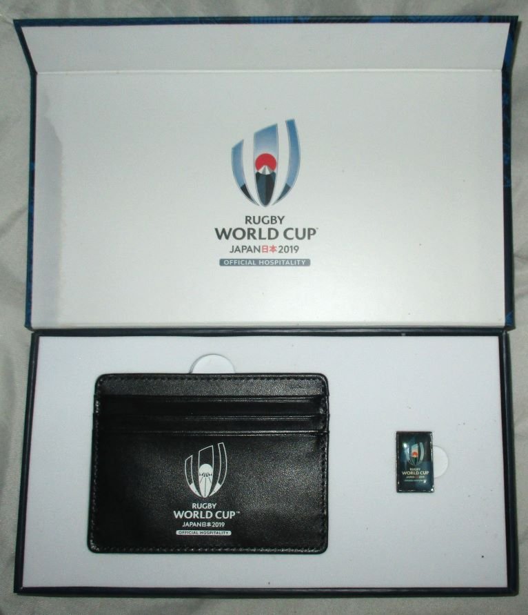 Rugby World Cup 2019 Japan Hospitalty Pass ;Wallet & badge