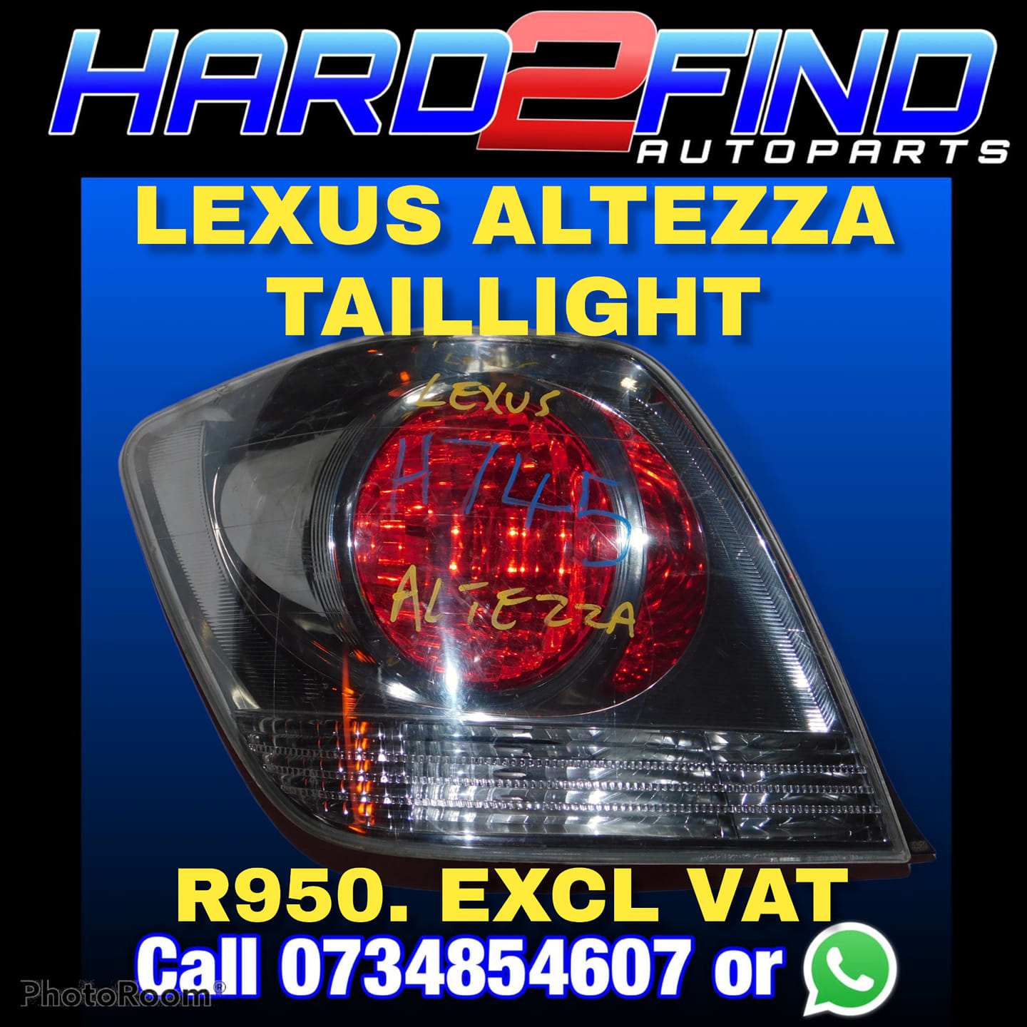 LEXUS ALTEZZA TAIL LIGHT EXCL VAT. - Private Seller LEXUS ALTEZZA TAIL LIGHT EXCL VAT. - Private Seller