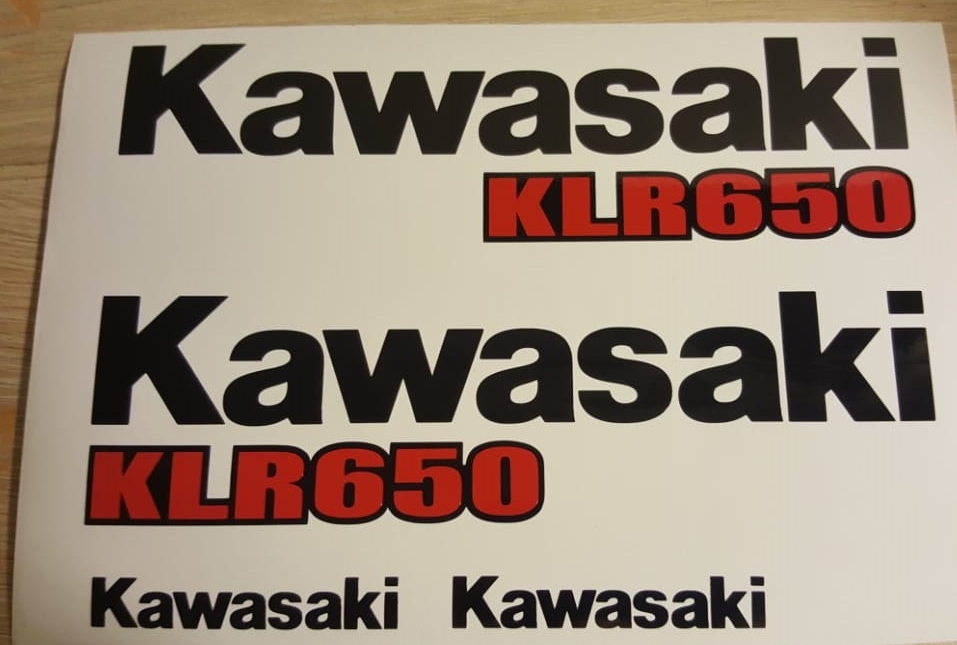 2008 Kawasaki KLR 650 graphics / stickers  / decal sets