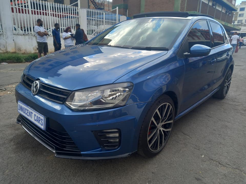 2015 VW POLO TSI RLINE 1.2 PETROL, MANUAL TRANSMISSION, BLUE COLOUR