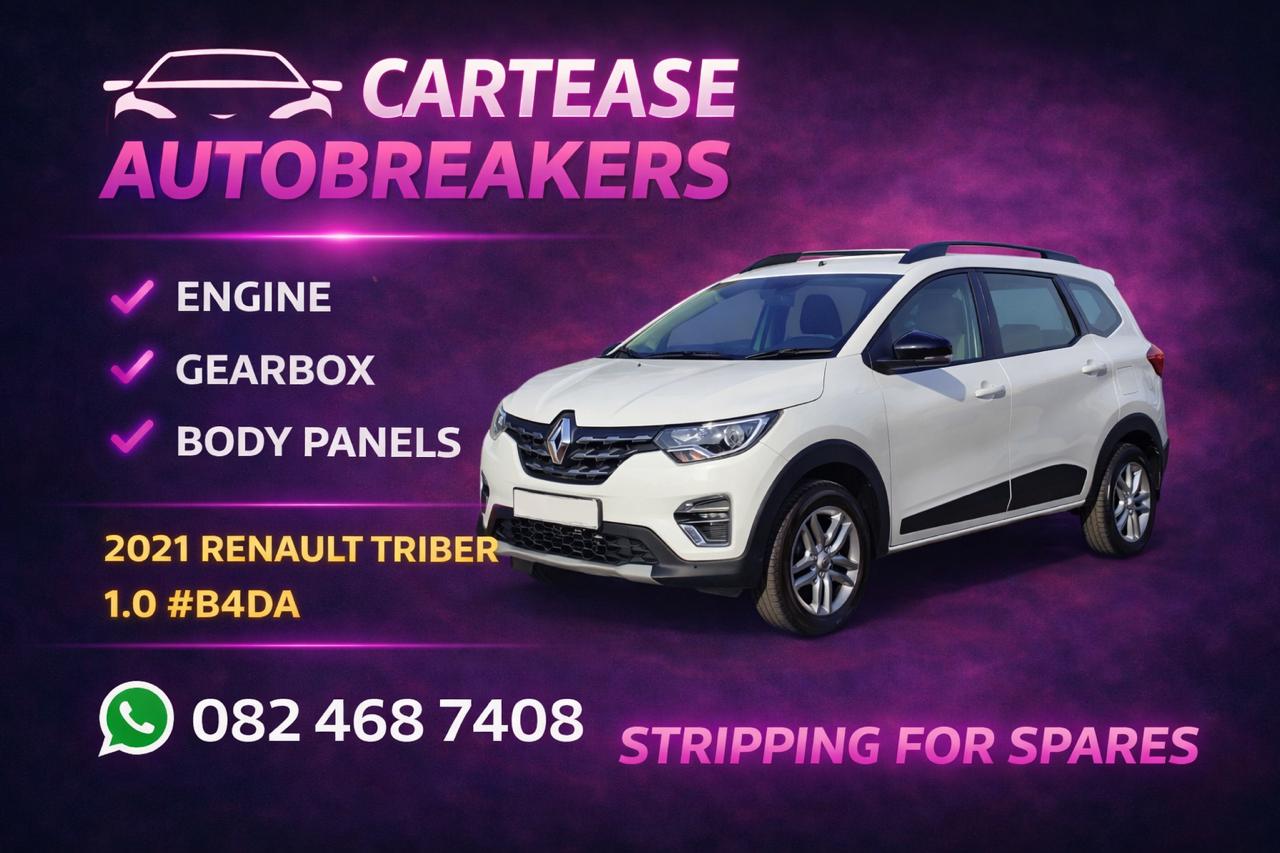 2021 RENAULT TRIBER 1.0 #B4DA STRIPPING FOR SPARES - Private Seller 2021 RENAULT TRIBER 1.0 #B4DA STRIPPING FOR SPARES - Private Seller