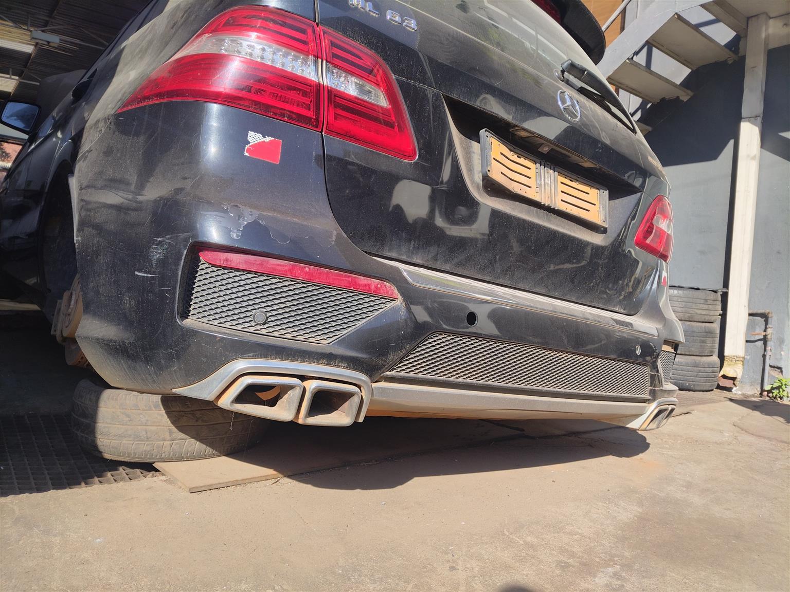 Mercedes ML63 AMG rear bumper for sale used W166 spares