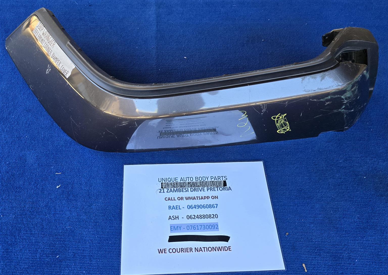 Jeep Wrangler Left Front Corner Bumper (*Original Spare*)&{<Quality Product>} Jeep Wrangler Left Front Corner Bumper (*Original Spare*)&{<Quality Product>}