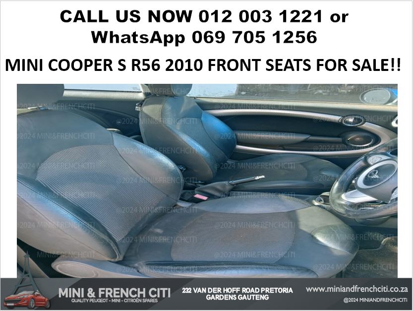 Mini Cooper S R56 2010 Front Seats For Sale – OEM Interior Replacement!! - Private Seller Mini Cooper S R56 2010 Front Seats For Sale – OEM Interior Replacement!! - Private Seller