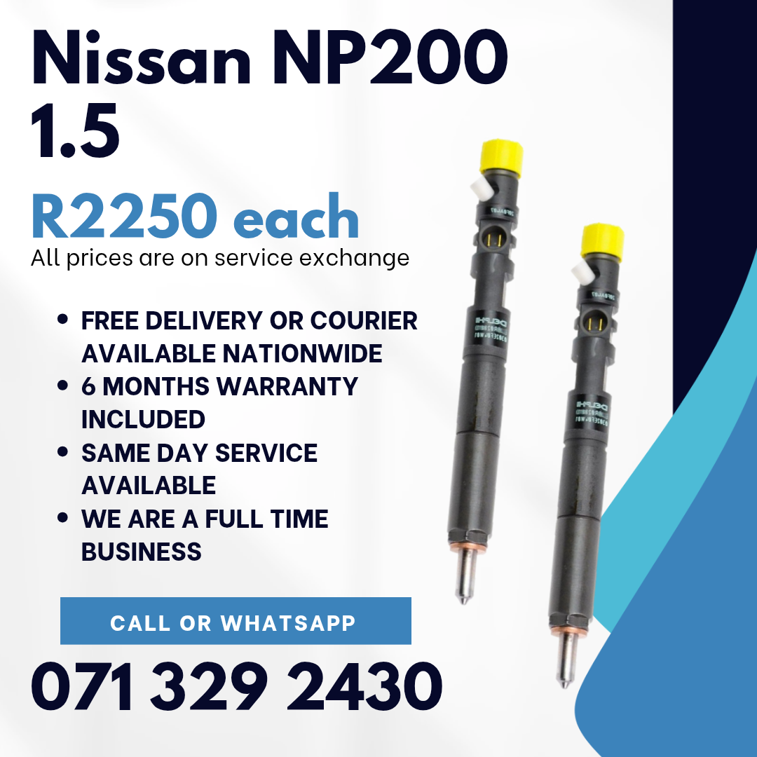 NISSAN NP200 1.5 INJECTORS FOR SALE WITH WARRANTY - Private Seller NISSAN NP200 1.5 INJECTORS FOR SALE WITH WARRANTY - Private Seller