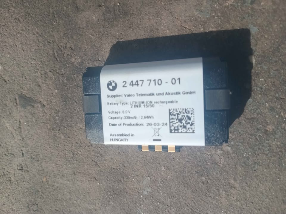 BMW MINI TCB Telematic Communication Box Emergency Battery New Genuine 2447710 - Private Seller BMW MINI TCB Telematic Communication Box Emergency Battery New Genuine 2447710 - Private Seller