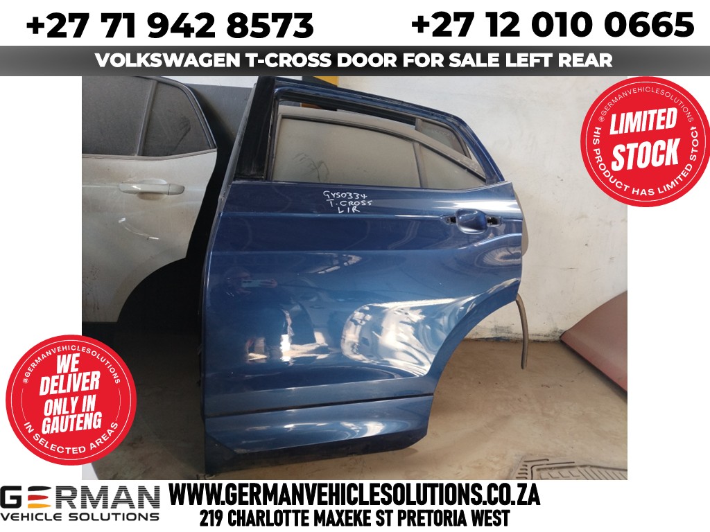 Volkswagen T Cross door for sale left rear - Private Seller Volkswagen T Cross door for sale left rear - Private Seller