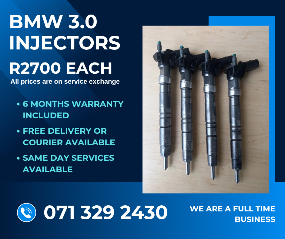 BMW 3.0 INJECTORS FOR SALE WITH WARRANTY ON - Private Seller BMW 3.0 INJECTORS FOR SALE WITH WARRANTY ON - Private Seller