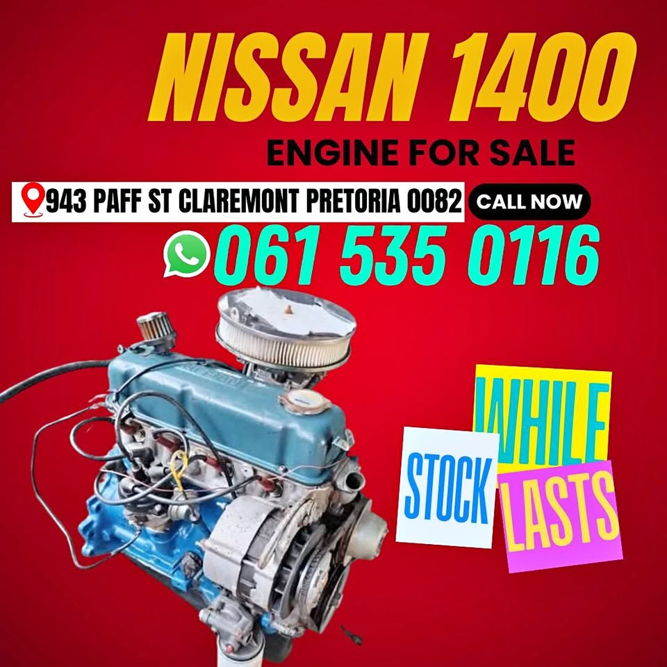 Nissan 1400 engine for sale - Private Seller Nissan 1400 engine for sale - Private Seller