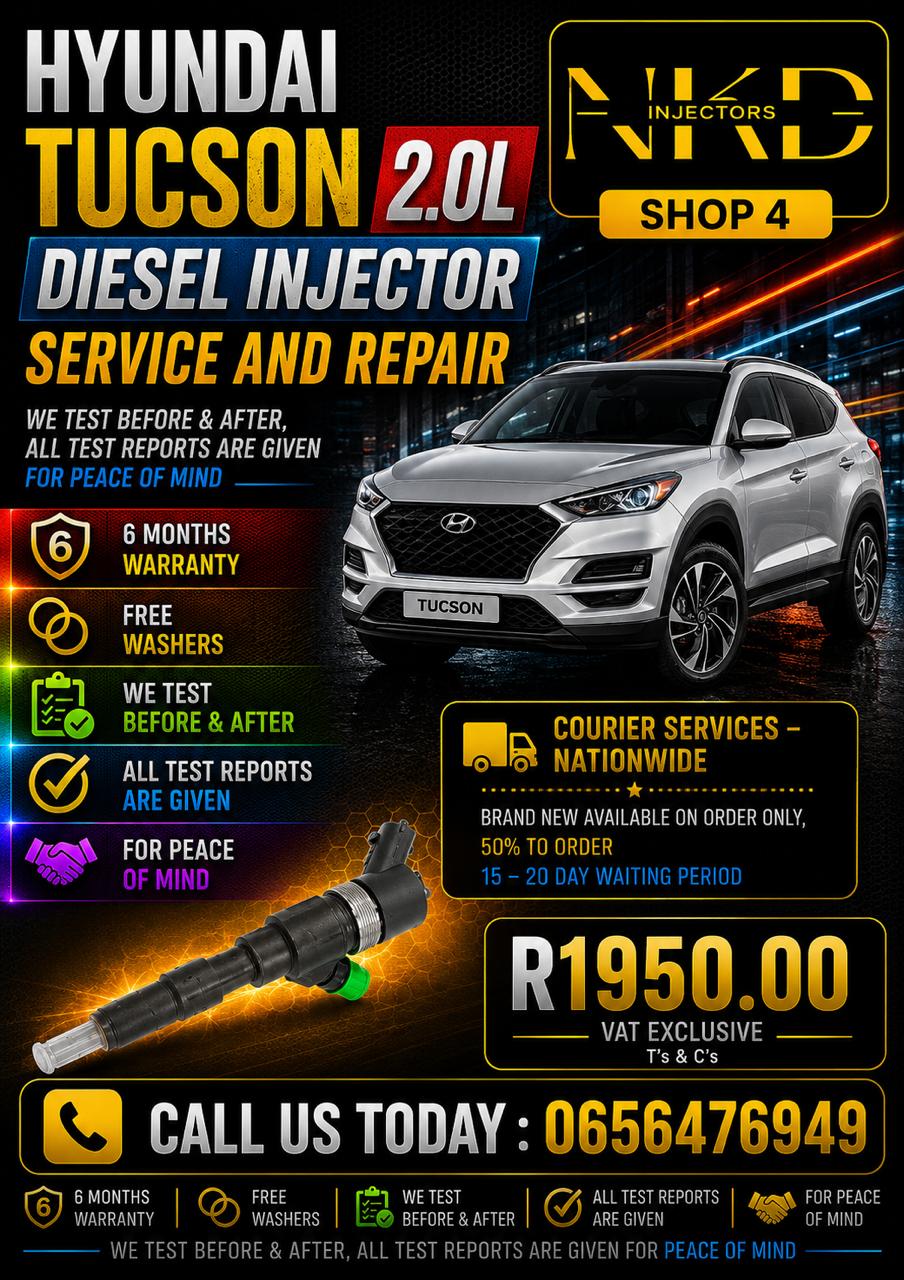 Hyundai_Tucson_Diesel_Injectors_on_Recon_at_NKD - Private Seller Hyundai_Tucson_Diesel_Injectors_on_Recon_at_NKD - Private Seller