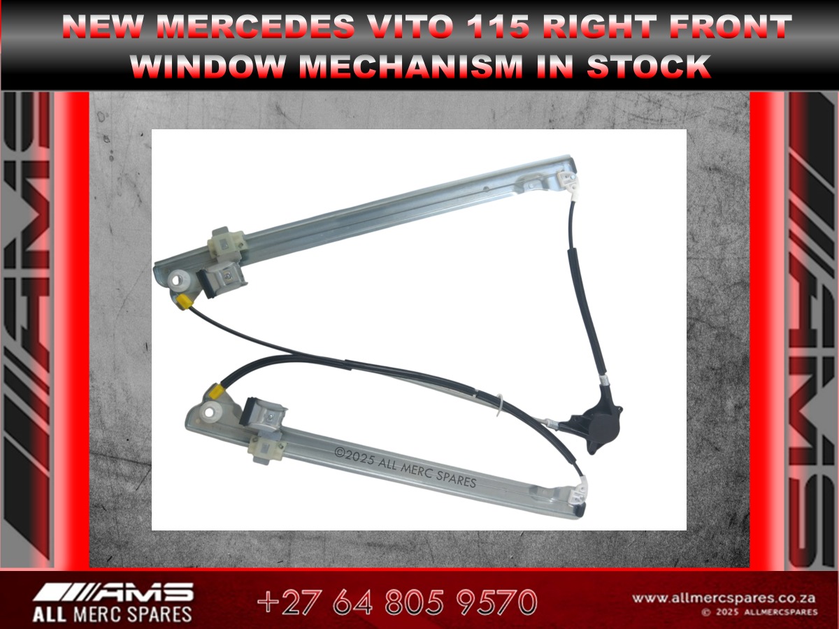 NEW MERCEDES VITO RIGHT FRONT WINDOW MECHANISM IN STOCK!