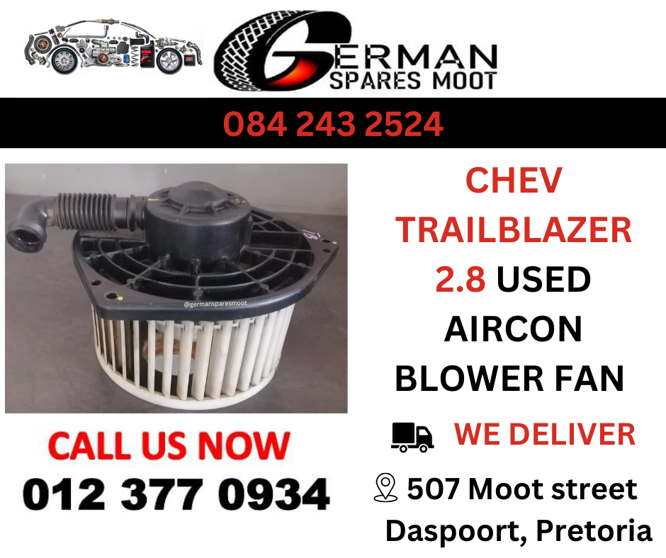 Chev Trailblazer 2.8 Used Aircon Blower Fan - Private Seller Chev Trailblazer 2.8 Used Aircon Blower Fan - Private Seller