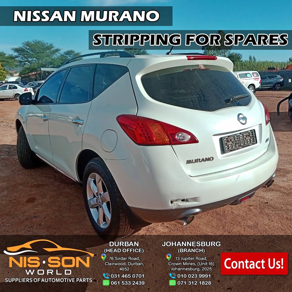 NISSAN MURANO STRIPPING FOR SPARES - Private Seller NISSAN MURANO STRIPPING FOR SPARES - Private Seller