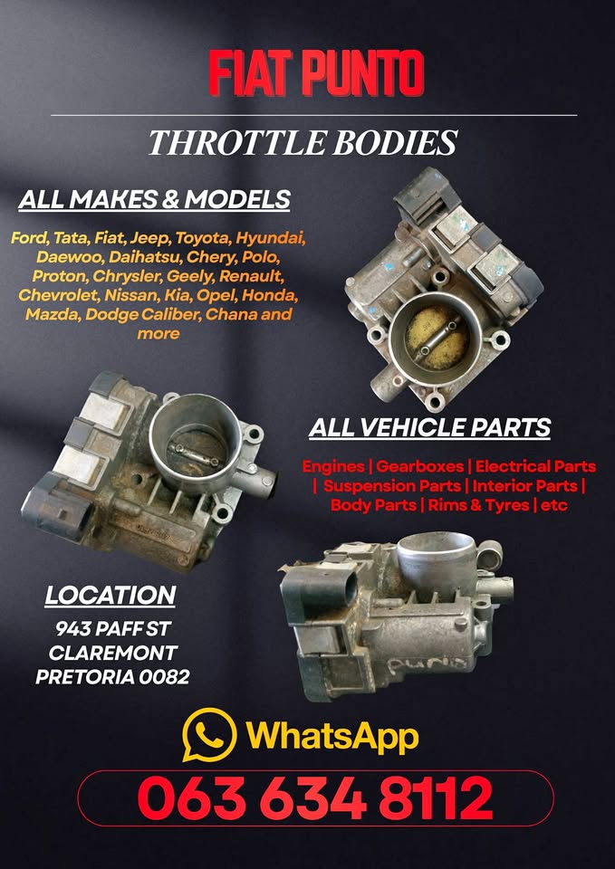 Fiat Punto throttle bodies for sale - Private Seller Fiat Punto throttle bodies for sale - Private Seller