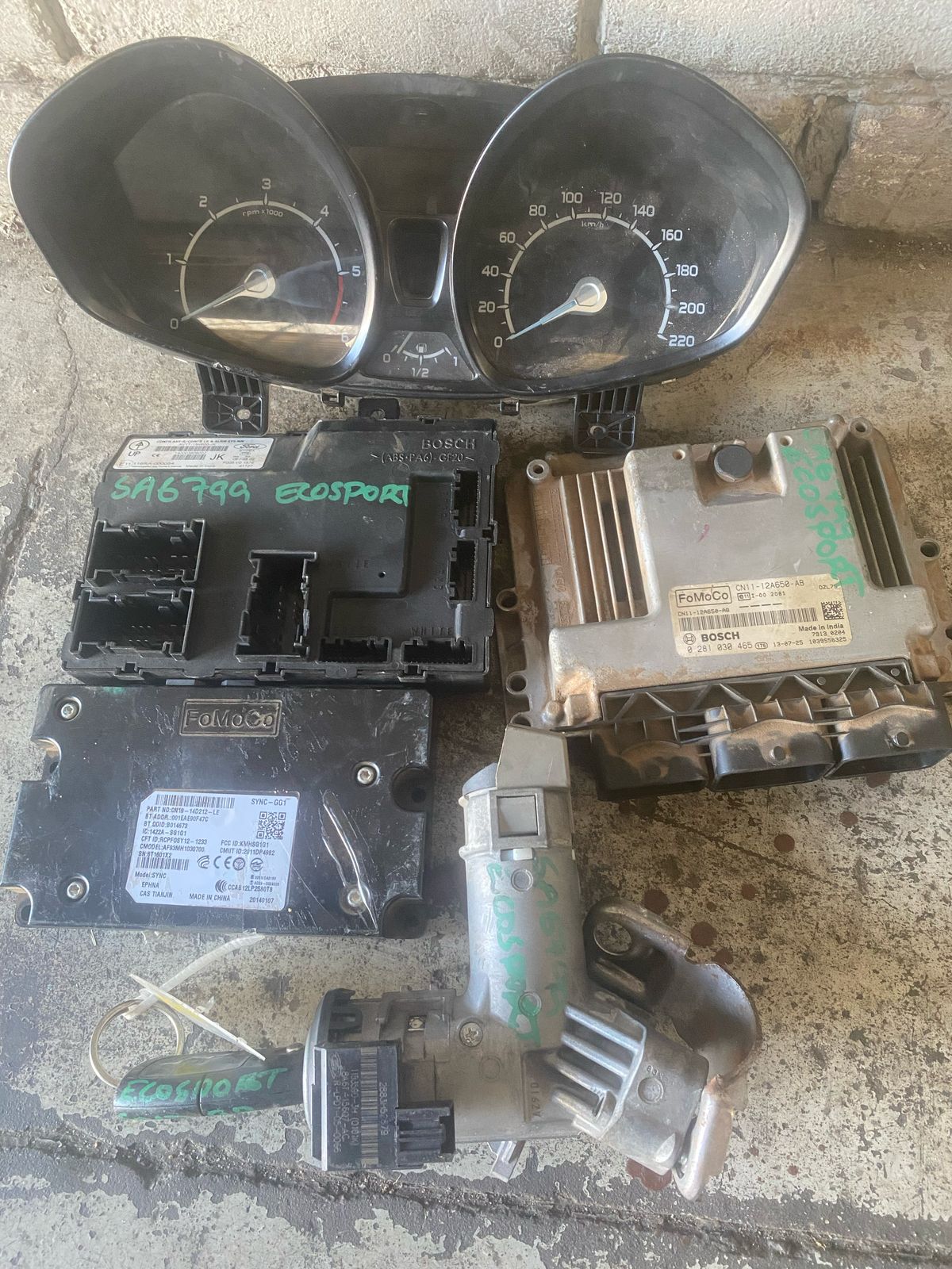 FORD ECOSPORT COMPLETE LOCKSET FOR SALE - Private Seller