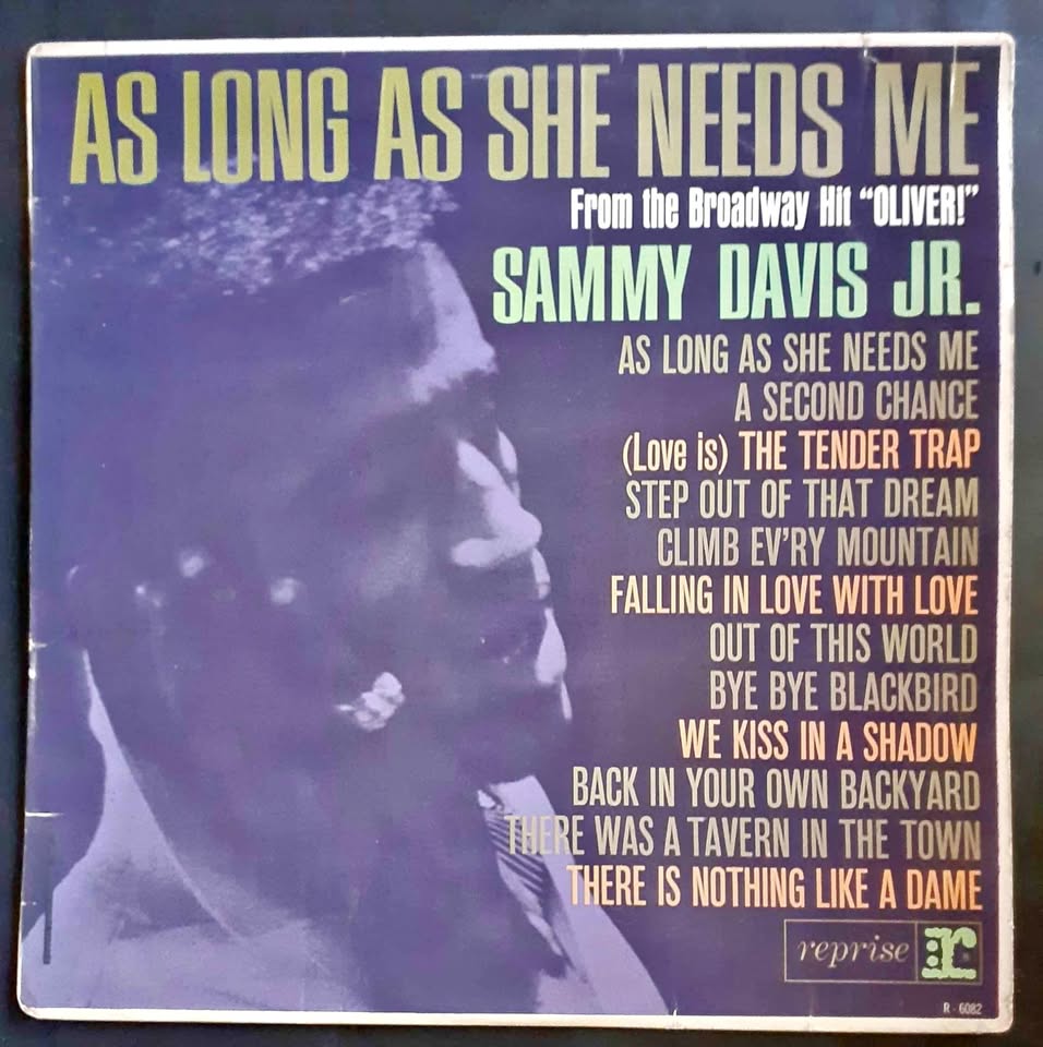 Sammy Davis Jr. – As Long As She Needs Me LP Record Sammy Davis Jr. – As Long As She Needs Me LP Record