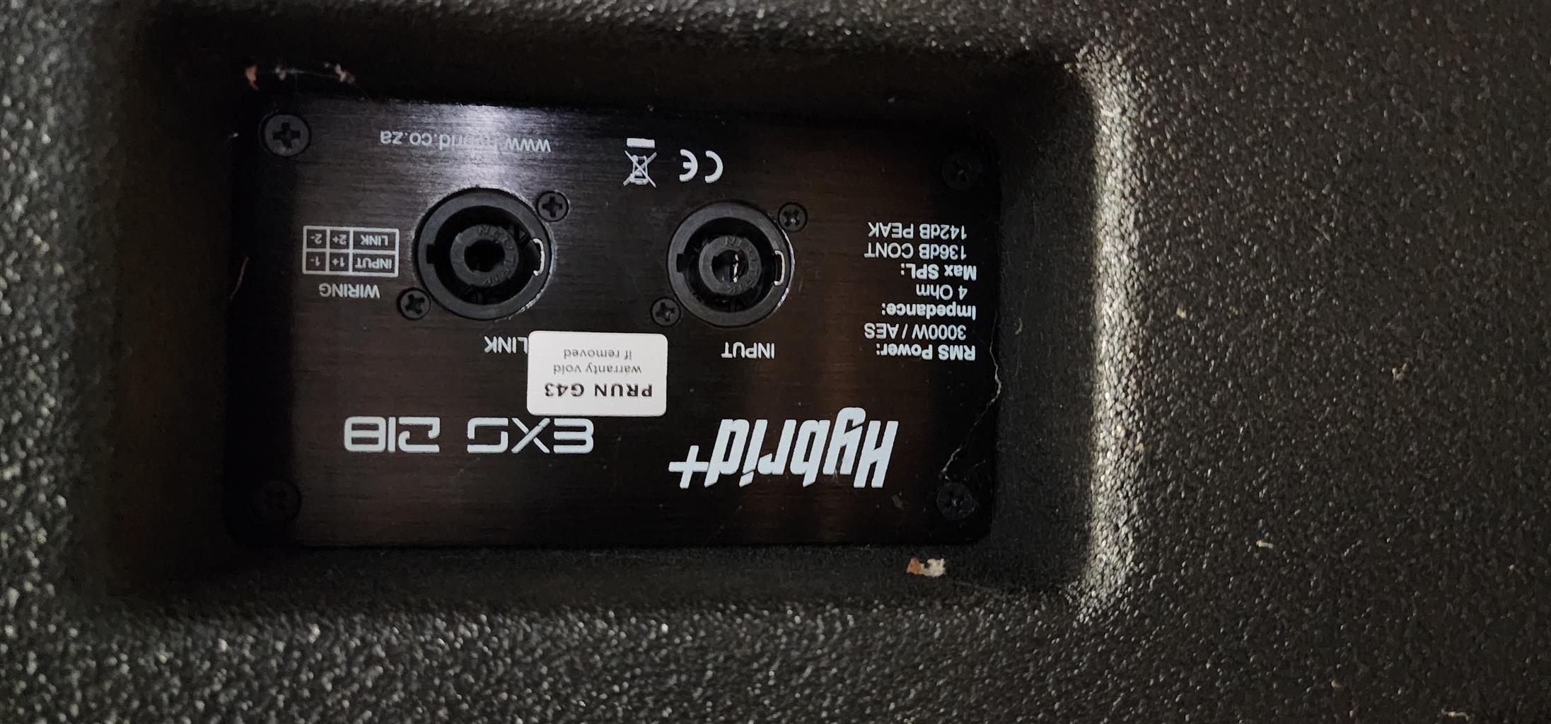 Complete Sound System and Lights up or sets