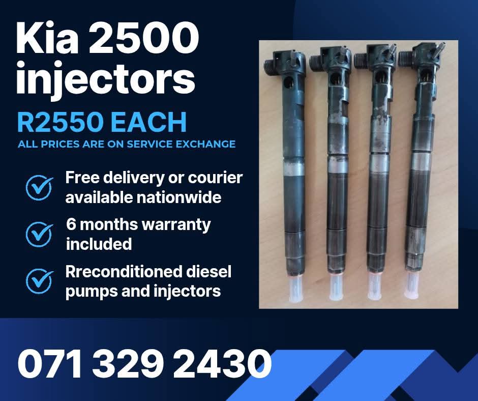 KIA 2500 INJECTORS FOR SALE WITH WARRANTY INCLUDED - Private Seller KIA 2500 INJECTORS FOR SALE WITH WARRANTY INCLUDED - Private Seller