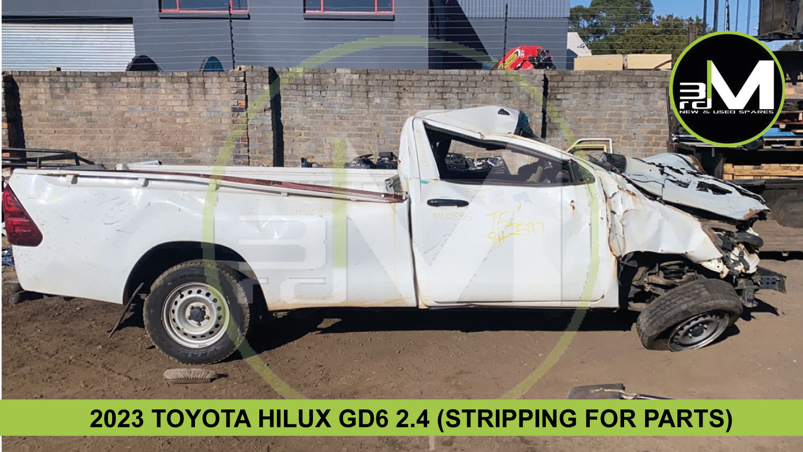 2023 TOYOTA HILUX GD6 2.4 (STRIPPING FOR PARTS)