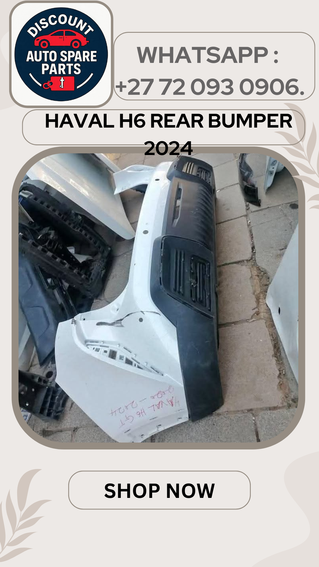 Haval H6 Rear Bumper 2024