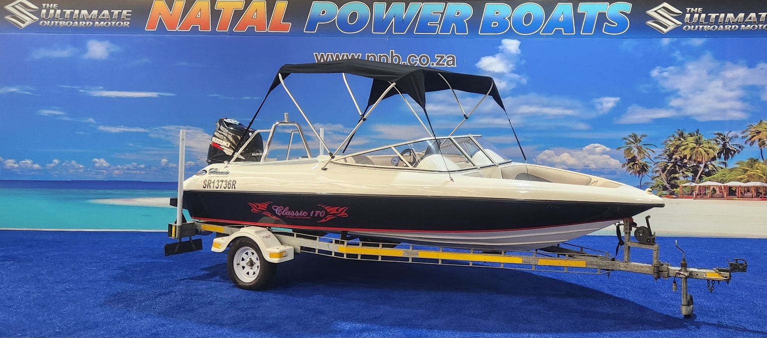 CLASSIC 170 BOWRIDER 2008 MODEL ON TRAILER 140 SUZUKI 4 STROKE FINANCE ARRANGED