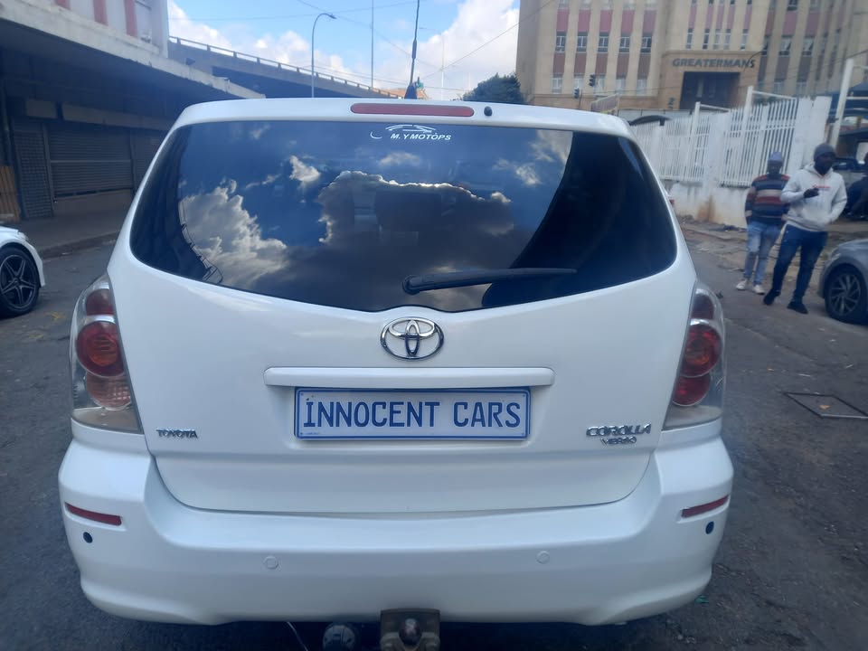 2008 TOYOTA VERSO 1.6 PETROL, MANUAL TRANSMISSION, WHITE COLOUR, MILEAGE PETROL109000KM