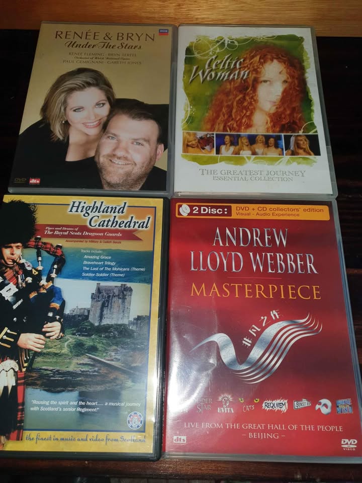 15 classical DVD and 1 cd