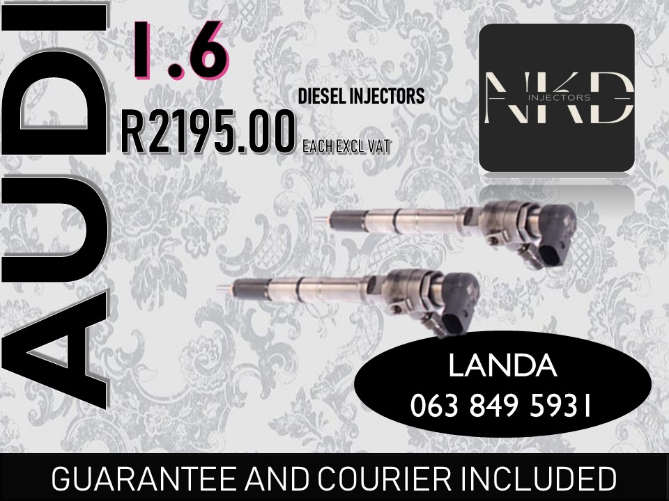 AUDI 1.6 DIESEL INJECTORS FOR SALE IN GAUTENG - Private Seller AUDI 1.6 DIESEL INJECTORS FOR SALE IN GAUTENG - Private Seller
