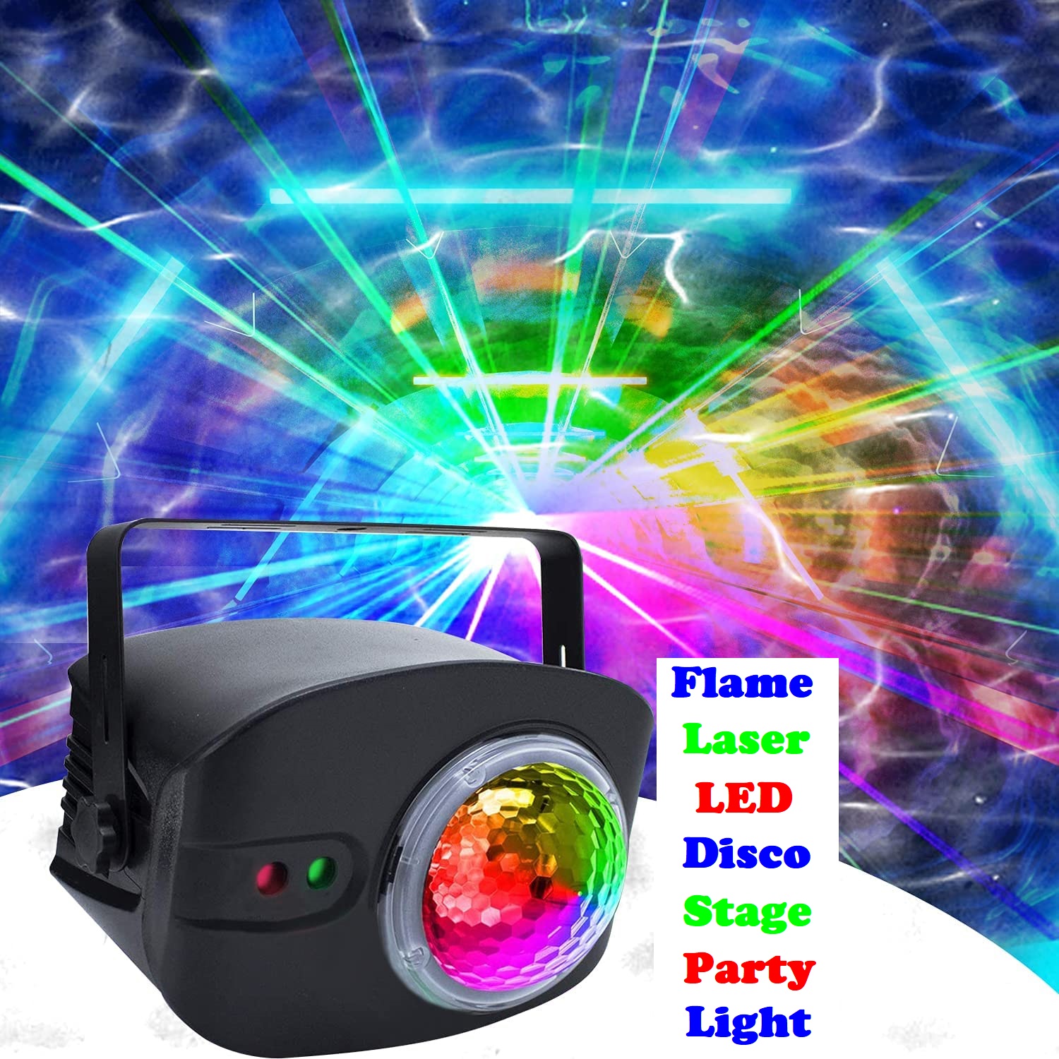 Disco Stage DJ Party Flame Laser LED Light. Stunning Spectacular Show. Ex-Demo.