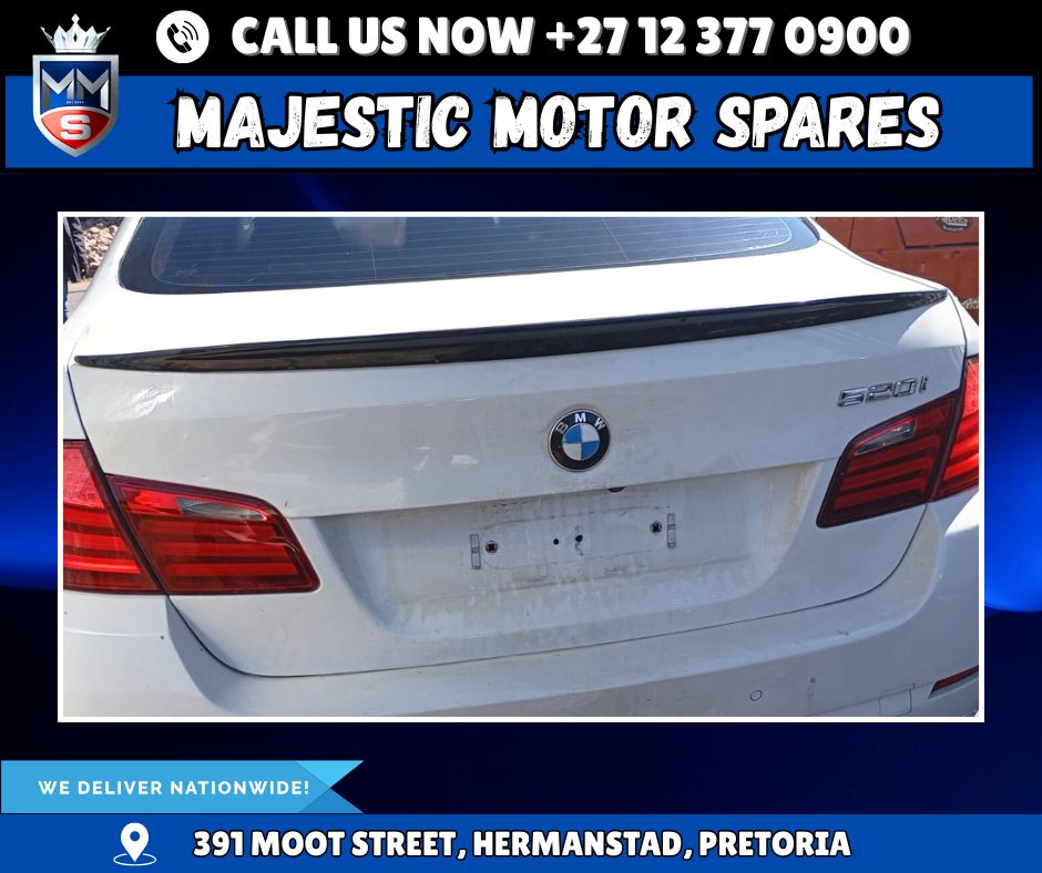 BMW 520i F10 Sedan Boot Lid for Sale – Used - Private Seller