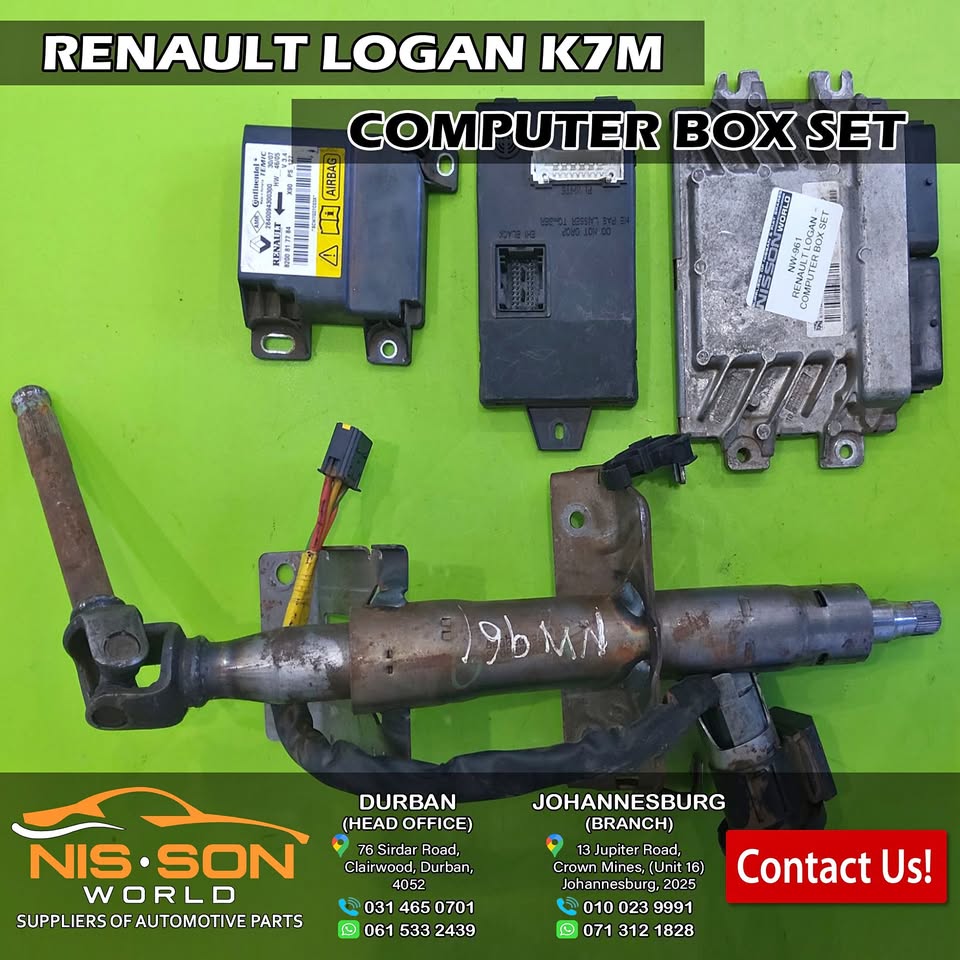 RENAULT LOGAN K7M COMPUTER BOX SET - Private Seller RENAULT LOGAN K7M COMPUTER BOX SET - Private Seller