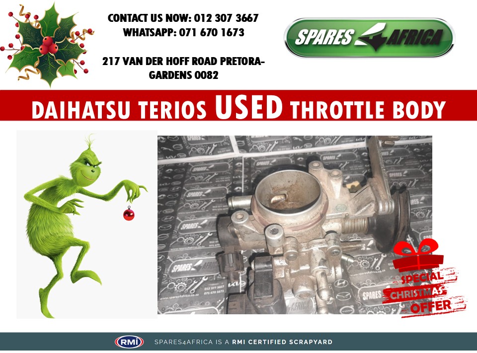 DAIHATSU TERIOS THROTTLE BODY - Private Seller DAIHATSU TERIOS THROTTLE BODY - Private Seller