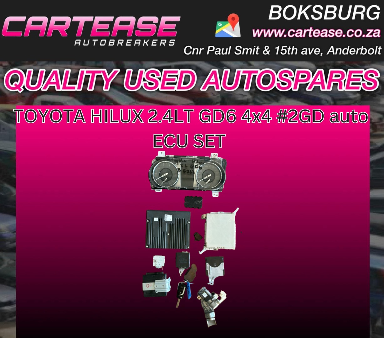 Toyota Hilux 2.4LT GD6 4x4 #2GD Auto Ecu set - Private Seller
