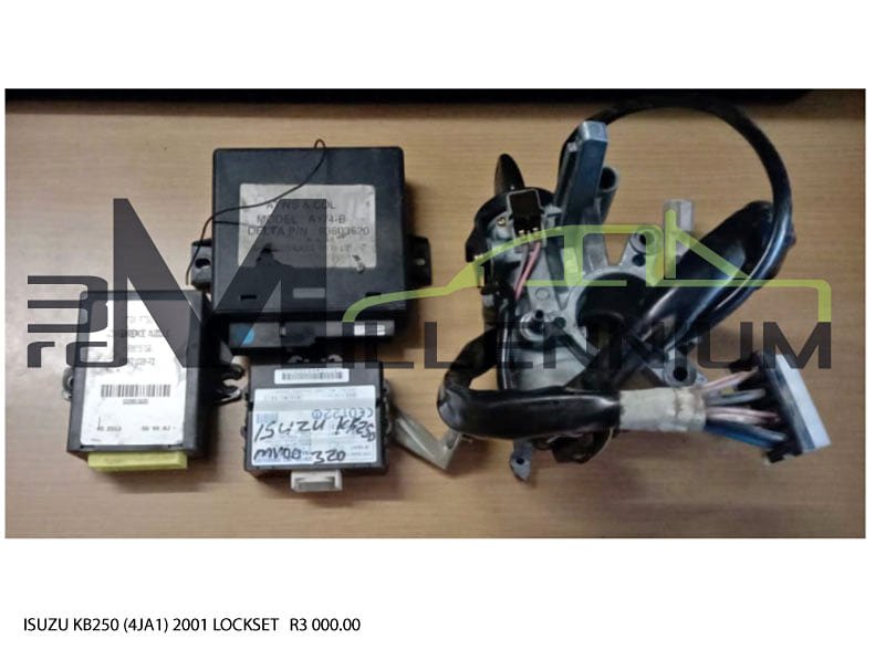 Used 2001 ISUZU KB250 2.5L (4JA1) LOCK SET w. KEY for sale in