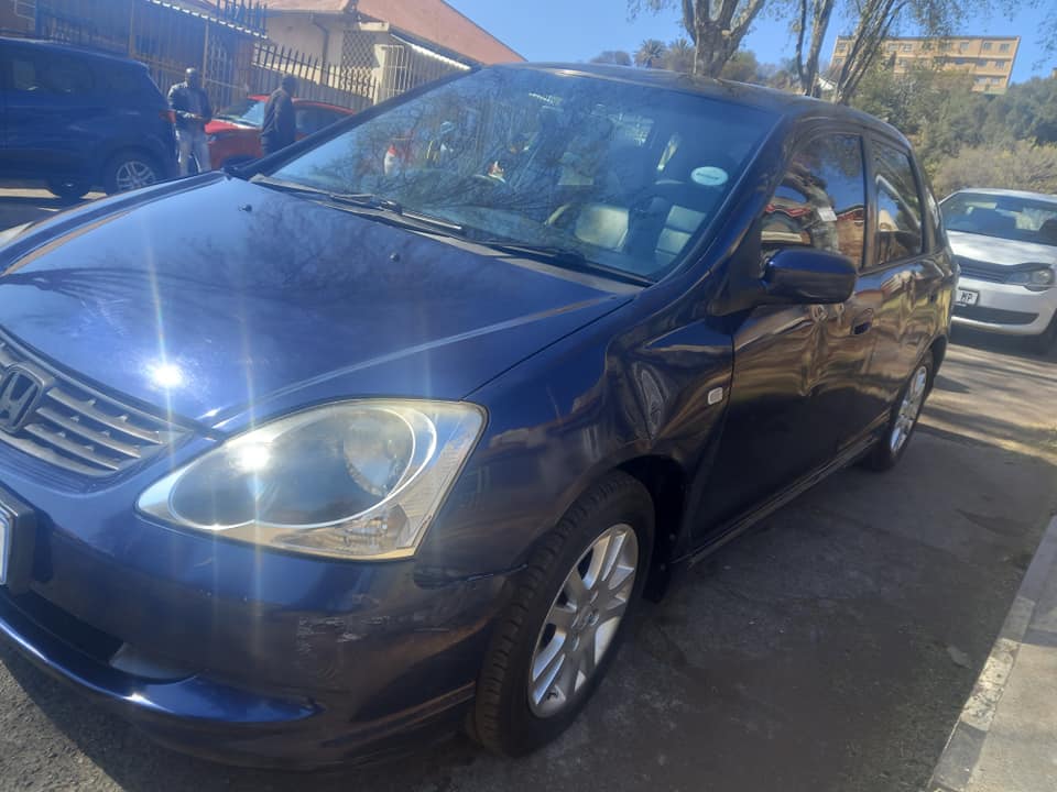 2005 HONDA CIVIC 1.4 PETROL, MANUAL, BLUE COLOR, MILEAGE 107000KMS
