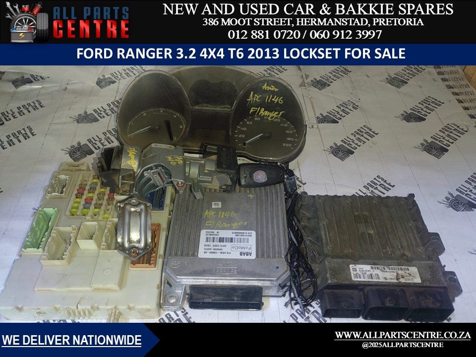 Ford Ranger 3.2 4×4 T6 2013 – Complete ECU and Lockset for Sale Ford Ranger 3.2 4×4 T6 2013 – Complete ECU and Lockset for Sale