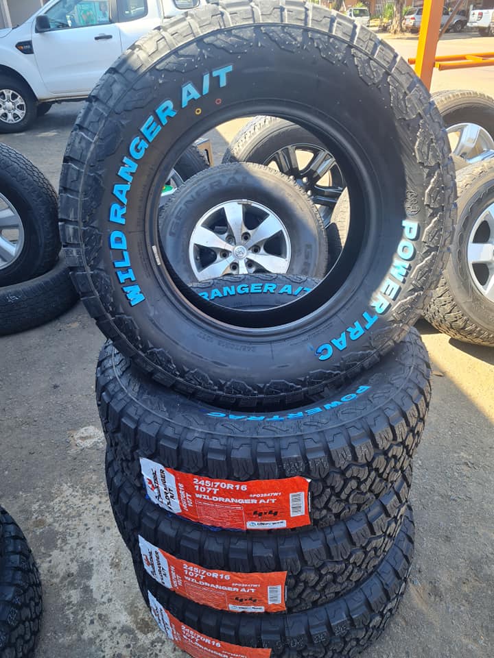 4x245/70/16 powertrac Brand new tyres white wall
