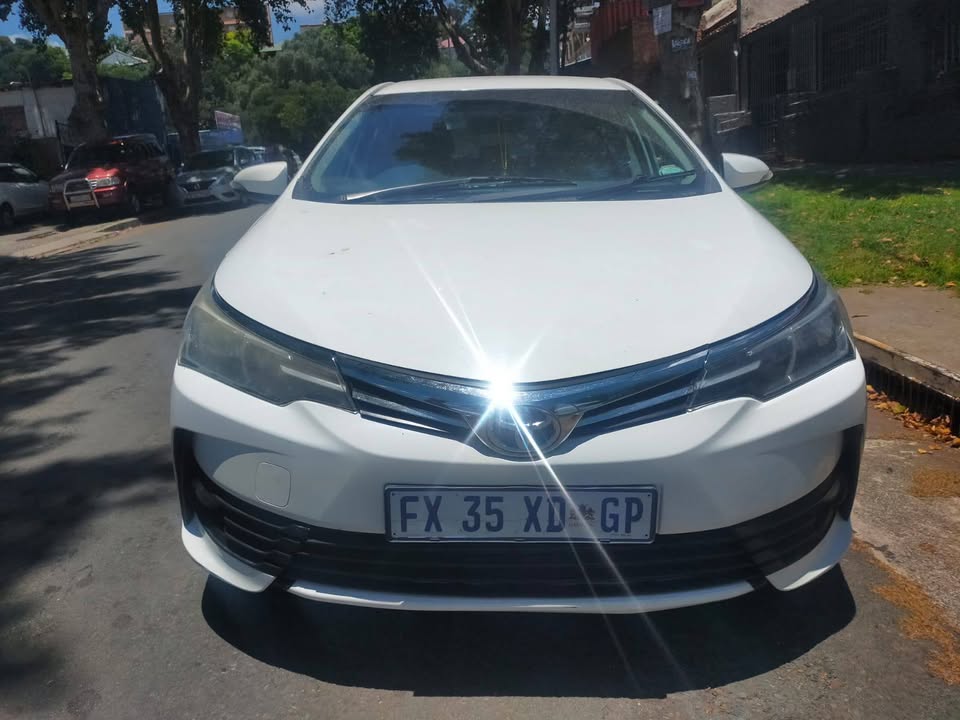 2017 Toyota Corolla Prestige. Engine Capacity 1.6 Petrol, Manual, White Color