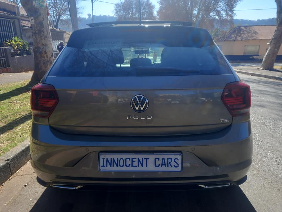 2022 VW POLO 8 TSI RLINE 1.0 PETROL ENGINE, MANUAL, GREY COLOR, MILEAGE