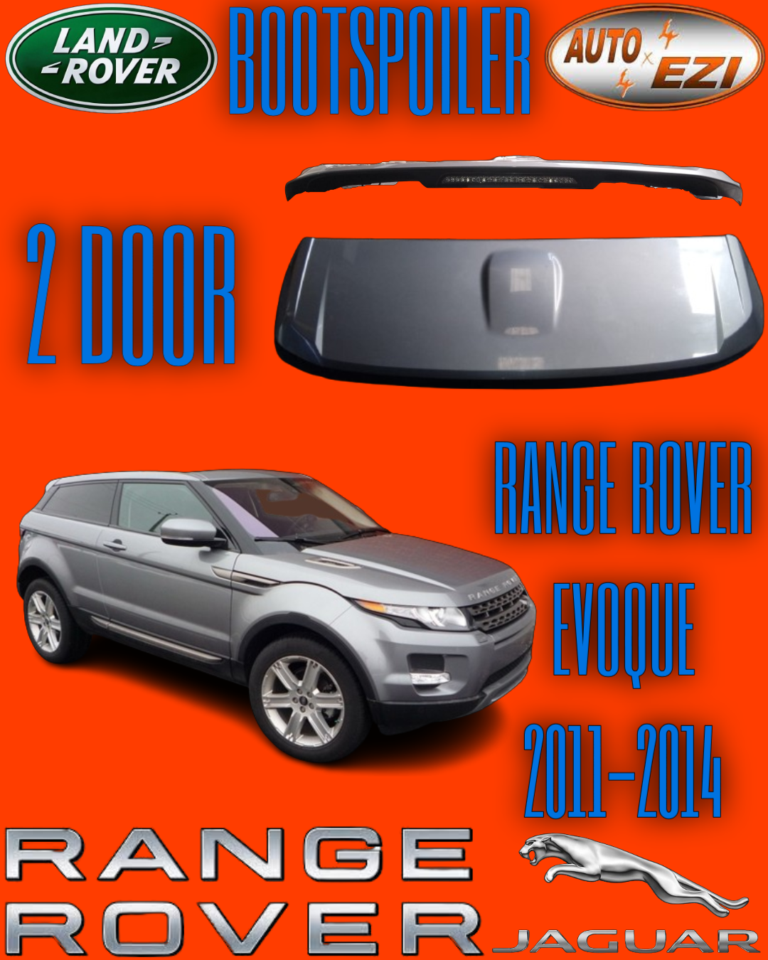 RANGE ROVER EVOQUE 2011-2014 (2 DOOR MODEL) SECONDHAND ORIGINAL BOOTSPOILER FOR - Private Seller