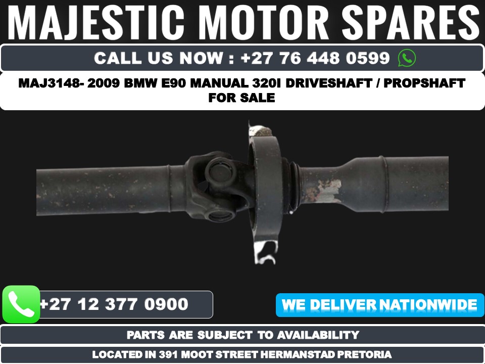 2009 BMW 320i E90 manual pre face driveshaft / prop shaft - Private Seller 2009 BMW 320i E90 manual pre face driveshaft / prop shaft - Private Seller