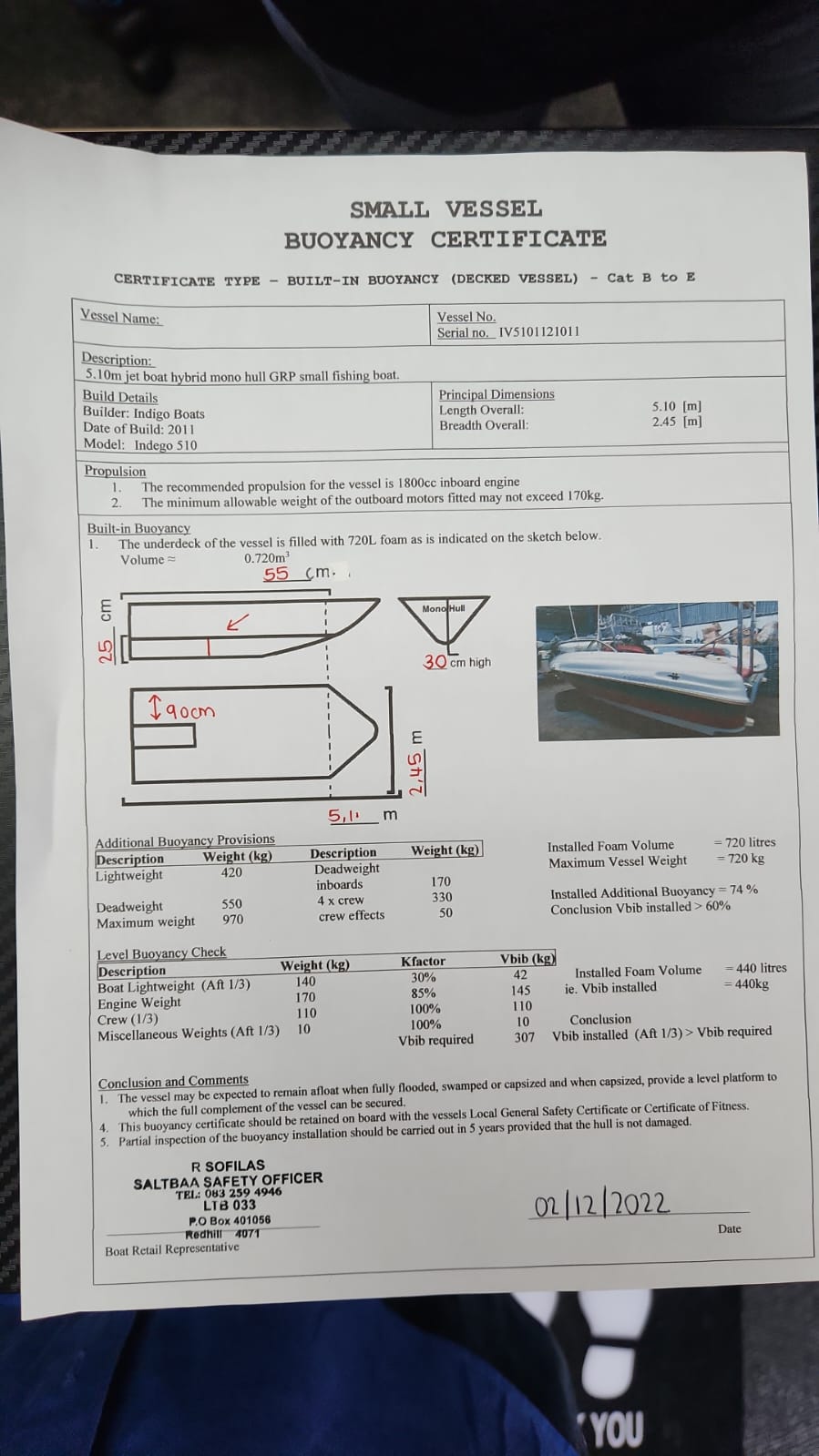 YAMAHA 1800 HOC JET BOAT