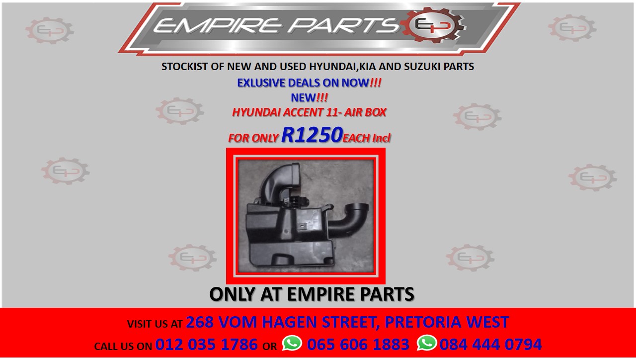 HYUNDAI ACCENT 11- AIR BOX - Private Seller HYUNDAI ACCENT 11- AIR BOX - Private Seller