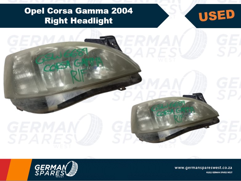 Opel Corsa Gamma 2004 USED Headlight for sale - Private Seller