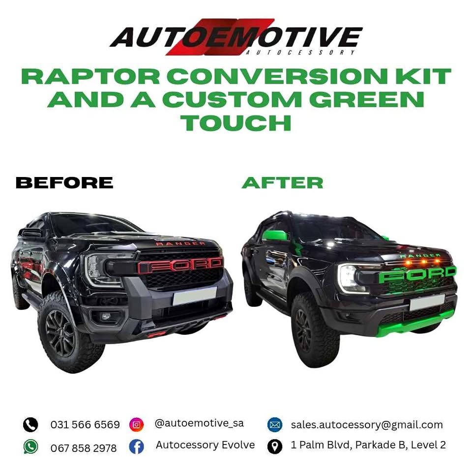 Ford Raptor Conversion Kit with a custom green touch - Private Seller Ford Raptor Conversion Kit with a custom green touch - Private Seller
