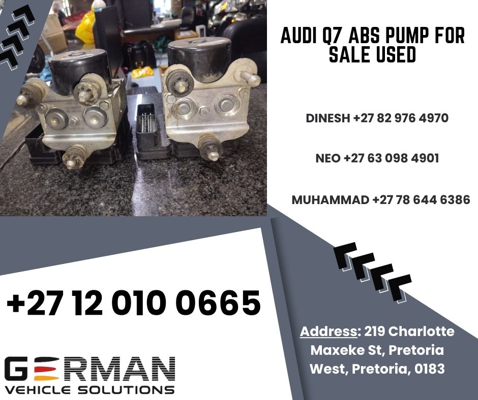 audi q7 abs pump for sale used - Private Seller audi q7 abs pump for sale used - Private Seller