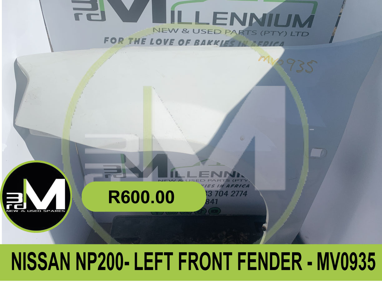 FENDER - LEFT FRONT - NISSAN NP200 - Private Seller FENDER - LEFT FRONT - NISSAN NP200 - Private Seller
